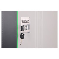 DIGITUS Netzwerkschrank Dynamic 12HE 638,40x600x600mm grau