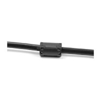Delock Ferritkern / Ferritring für Rundkabel 11 mm 2 Stück schwarz