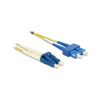 Delock Kabel Lichtwellenleiter LC Duplex zu SC Duplex...