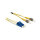 Delock Kabel Lichtwellenleiter LC Duplex zu ST Duplex Singlemode OS2 3 m