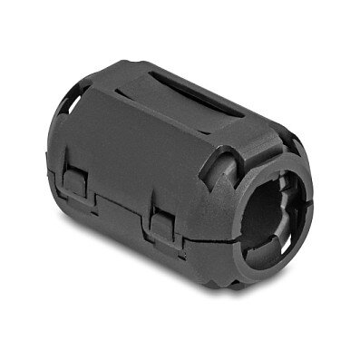 Delock Ferritkern / Ferritring für Rundkabel 13 mm 2 Stück schwarz