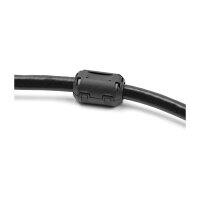 Delock Ferritkern / Ferritring für Rundkabel 13 mm 2 Stück schwarz