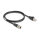 Delock M12 Kabel X-kodiert 8 Pin Stecker zu RJ45 Stecker PVC 1 m