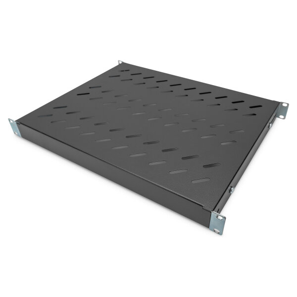 DIGITUS Fachboden 1HE 44x482x350-500mm bis 50kg schwarz vari