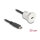 Delock USB 10 Gbps Type-C™ Einbaubuchse mit Kabelpeitsche Stecker 30 cm Aluminium