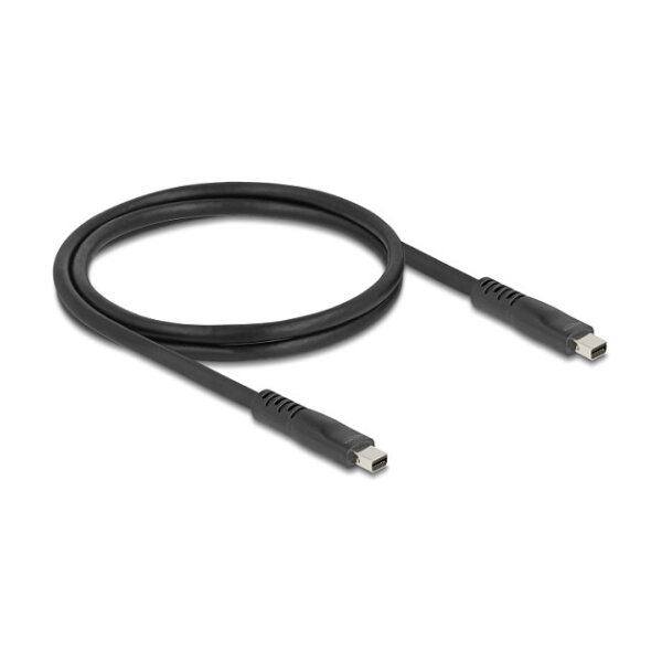 Delock Mini DisplayPort Kabel 16K 60 Hz 80 Gbps 1 m