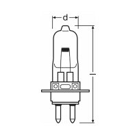 Osram Halogen Niedervoltglhl. 30W 12VPG22 30X1