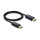 Delock Koaxiales DisplayPort Kabel 16K 60 Hz 80 Gbps mit Geflechtmantel 1 m