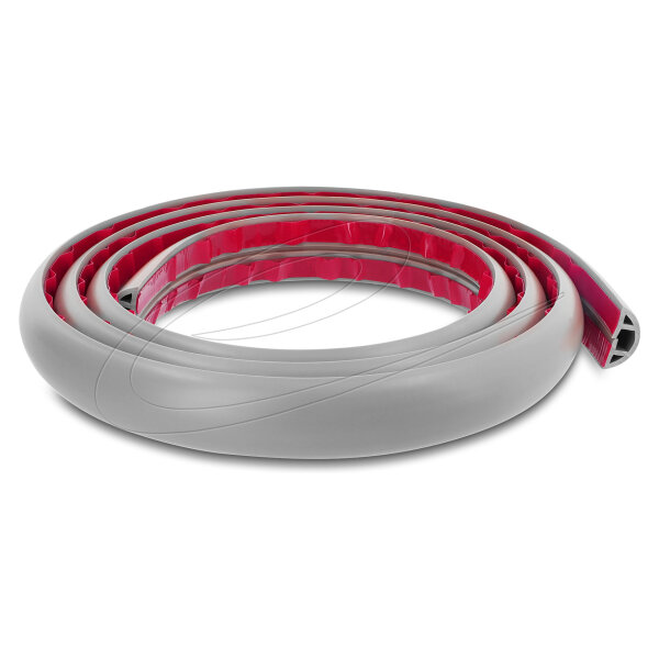 Delock Kabelkanal PVC flexibel 30 x 10 mm - Länge 2 m grau
