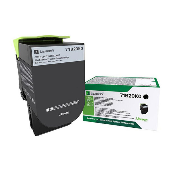LEXMARK Toner schwarz Rck f. CS/CX/ 317/417/517 ca. 3.000 S.