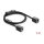 Delock RJ45 Kabel Buchse zu Buchse mit Schalter Cat.6 F/UTP 1 m - Netzwerkschaltung schwarz