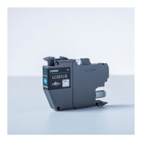 Brother Tinte LC-3213C Cyan bis zu 400 Seiten nach ISO/IEC 24711
