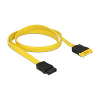 Delock SATA 6 Gb/s Verlängerungskabel 70 cm gelb