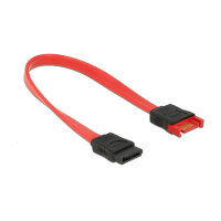Delock SATA 6 Gb/s Verlängerungskabel 20 cm rot