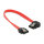 Delock SATA 6 Gb/s Kabel gerade auf links gewinkelt 20 cm rot