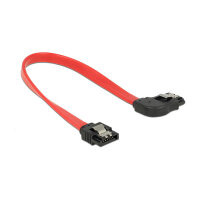 Delock SATA 6 Gb/s Kabel gerade auf rechts gewinkelt 20 cm rot