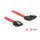 Delock SATA 6 Gb/s Kabel gerade auf rechts gewinkelt 20 cm rot