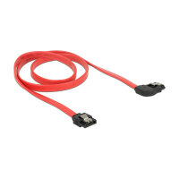 Delock SATA 6 Gb/s Kabel gerade auf rechts gewinkelt 70 cm rot