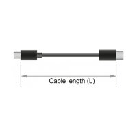 Delock Klinkenkabel 3,5 mm 3 Pin Stecker > Stecker gewinkelt 2 m schwarz