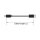 Delock Klinkenkabel 3,5 mm 3 Pin Stecker > Stecker gewinkelt 2 m schwarz