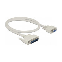 Delock Serielles Kabel D-Sub 25 Stecker zu D-Sub 9 Buchse...
