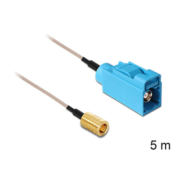 Delock Antennenkabel SMB Buchse zu FAKRA Z Buchse RG-316 5 m