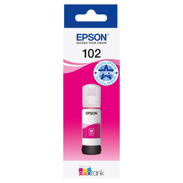 Epson Tinte 102 EcoTank C13T03R340 Magenta bis zu 6.000 Seiten