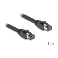 Delock RJ45 Netzwerkkabel Cat.8.1 S/FTP 1 m bis 40 Gbps schwarz