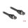 Delock RJ45 Netzwerkkabel Cat.8.1 S/FTP 1 m bis 40 Gbps schwarz