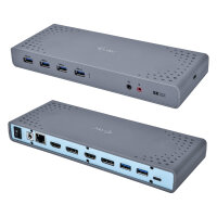 D I-Tec USB 3.0 / USB-C 5K Universal Dual Docking Station