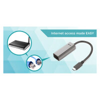 USB I-Tec USB-C Metal Gigabit Ethernet Adapter