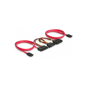 Delock SATA All-in-One Kabel für 2x HDD