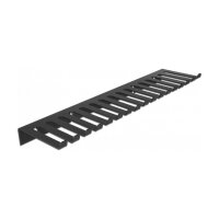 Delock Kabelhalterung 325 x 90 mm zur Wandmontage schwarz