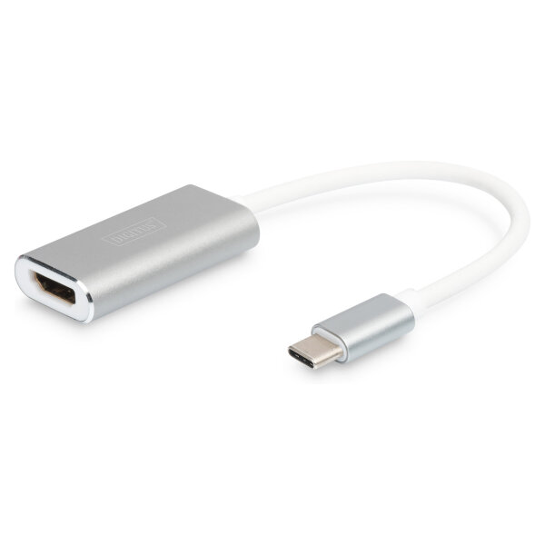 DIGITUS Adapter USB3.0/C -> HDMI 4K silb./weiß AG9310