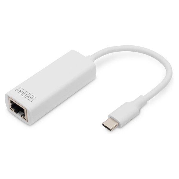 DIGITUS Adapter USB3.0/C -> RJ45 Gigabit Ethernet St/Bu 20cm