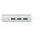 DIGITUS USB Adapter USB3.0/C -> GB Ethernet+3-Port-Hub weiss