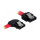 Delock SATA 3 Gb/s Kabel gerade auf links gewinkelt 50 cm rot