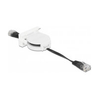 Delock Easy 45 Modul Netzwerk Aufrollkabel RJ45 Cat.5e schwarz