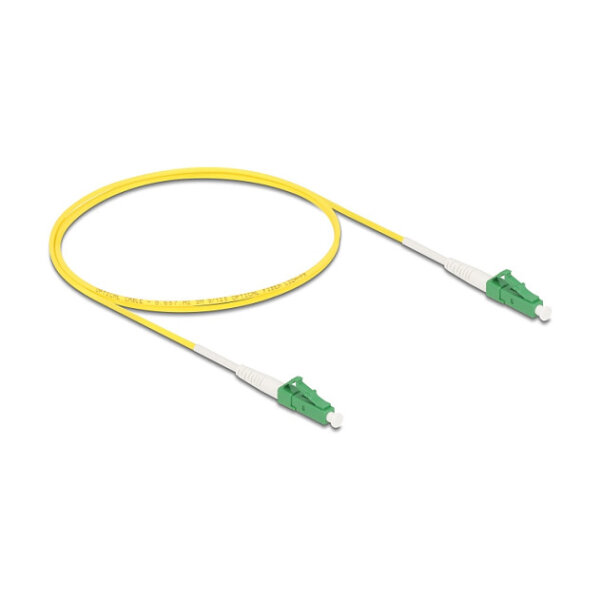Delock Kabel Lichtwellenleiter LC-APC zu LC-APC Simplex Singlemode OS2 1 m