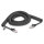 Delock RJ45 Spiralkabel Stecker zu Stecker Cat.5e 3 m schwarz