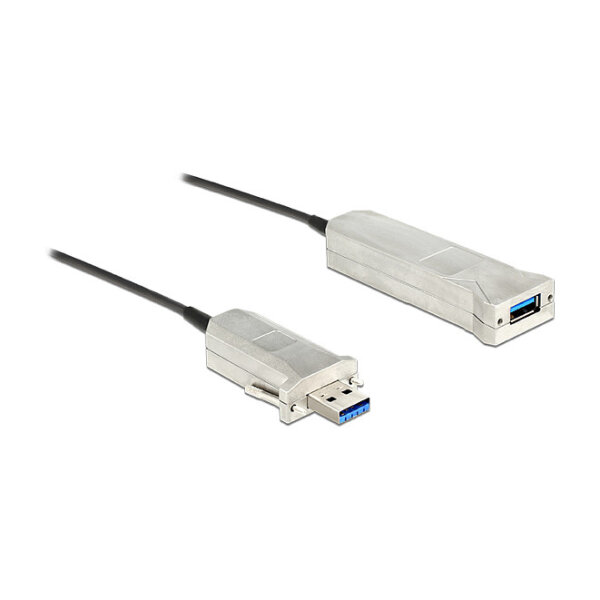 Delock Aktives Optisches Kabel USB 5 Gbps Typ-A Stecker zu Typ-A Buchse 50 m