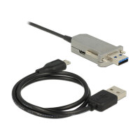 Delock Aktives Optisches Kabel USB 5 Gbps Typ-A Stecker zu Typ-A Buchse 50 m