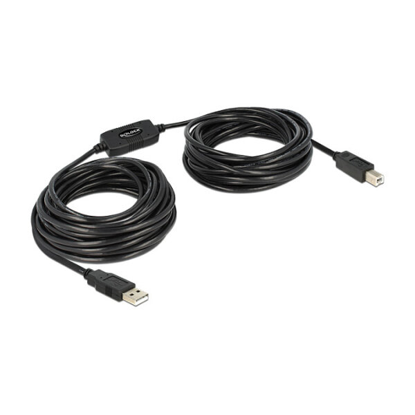 Delock Kabel USB 2.0 Typ-A Stecker > USB 2.0 Typ-B Stecker 11 m