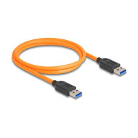 Delock USB 5 Gbps Kabel USB Typ-A Stecker zu USB Typ-A Stecker für Tethered Shooting 1 m orange