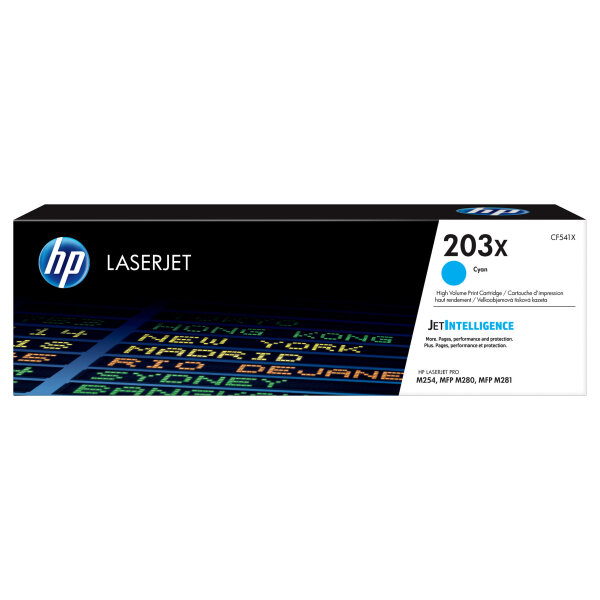HP Toner 203X Cyan (ca. 2.500 Seiten)