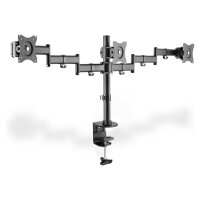 DIGITUS Triple Monitorhalterung, 3x 27", 3x 8 kg