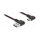 Delock EASY-USB 2.0 Kabel Typ-A Stecker zu USB Type-C™ Stecker gewinkelt links / rechts 0,5 m schwarz