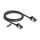 Delock RJ45 Kabel Stecker zu Stecker Cat.8.1 flexibel 1 m schwarz
