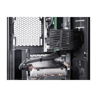 Delock PSU Verlängerungskabel Set 30 cm 6-teilig Sleeved mit Kabelkämmen (1 x 24 Pin ATX, 2 x 4 + 4 Pin EPS, 3 x 6 + 2 Pin PCIe) schwarz