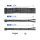 Delock PSU Verlängerungskabel Set 30 cm 6-teilig Sleeved mit Kabelkämmen (1 x 24 Pin ATX, 2 x 4 + 4 Pin EPS, 3 x 6 + 2 Pin PCIe) schwarz